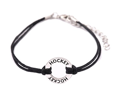 Pulsera de oro/hocke/Soccer/gimnásticos/cuerda de cera hecha a mano para niñas y fanáticos del deporte