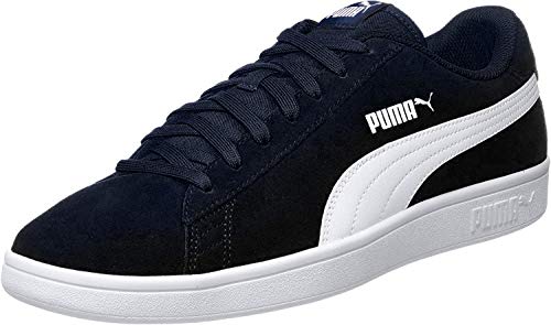 PUMA Smash v2, Zapatillas Unisex Adulto, Azul (Peacoat White), 41 EU