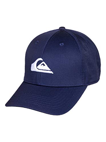 Quiksilver Decades - Gorra con Ajuste Posterior A Presión para Hombre Cap, Hombre, Navy Blazer Heather, 1SZ