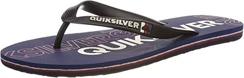 Quiksilver Molokai Nitro, Zapatos de Playa y Piscina para Hombre, Multicolor (Black/Blue/Red Xkbr), 44 EU