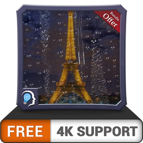 Rainy Wonders HD gratis: disfrute de la lluvia relajante en su TV HDR 4K, TV 8K y dispositivos de fuego como fondo de pantalla, decoración para las vacaciones de Navidad, tema de mediación y paz