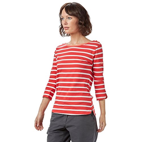 Regatta - Camiseta de Manga Larga - Manga Larga - para Mujer Rojo pirulí 46