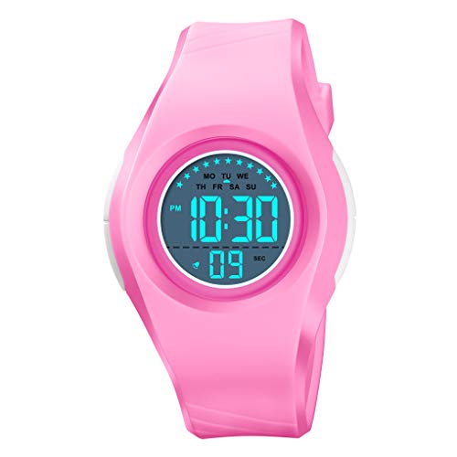 Reloj infantil Ado Gar?on Reloj para niño, reloj Num para niños, deportivo, 5 ATM, impermeable, con cronometra/luminosidad, color de fondo