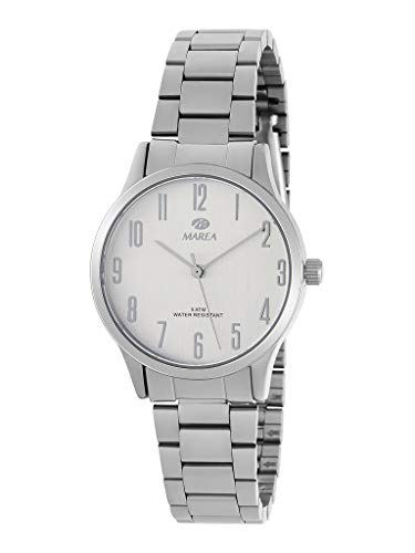 Reloj Marea Analógico Mujer B41242/1 Armis Acero y Esfera Blanca