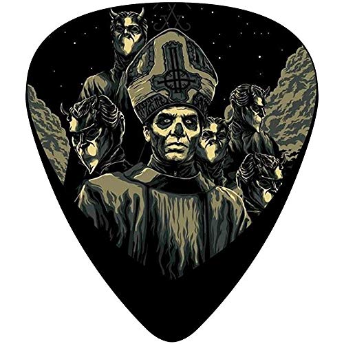 Rock Band Ghost Celluloid Plectrums 12-Pack, Púas de guitarra personalizadas