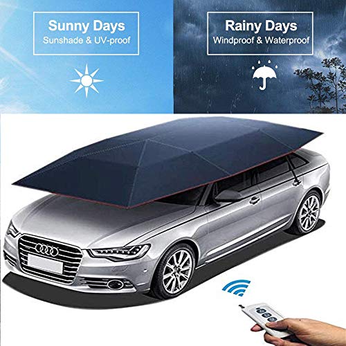 S SMAUTOP Car Tent Protección automática contra el Paraguas del automóvil Cobertura automática del automóvil Refugios portátiles a Prueba de Sol (Totalmente automático)