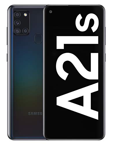 Samsung Galaxy A21s - Smartphone de 6.5" (4 GB RAM, 128 GB de Memoria Interna, WiFi, Procesador Octa Core, Cámara Principal de 48 MP, Android 10.0) Color Negro [Versión española]