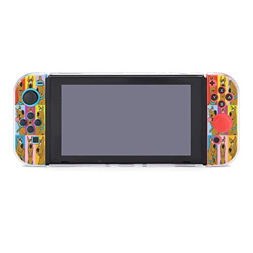 Scooby- Funda Scooby de Doo para Nintendo Switch Funda de Transporte ultradelgada con diseño de absorción de Golpes y Anti-arañazos Estuche Flexible liviano y Duradero