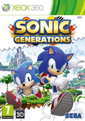 SEGA Sonic Generations, Xbox 360 Xbox 360 vídeo - Juego (Xbox 360, Xbox 360, Plataforma, E (para todos))
