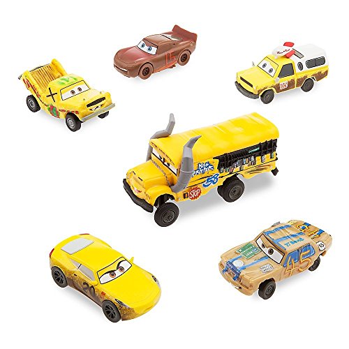 Set de figuritas de los Crazy 8 de Disney Pixar Cars 3