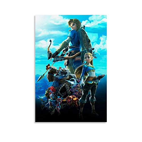 SHEFEI Zelda Breath of The Wild.webp - Lienzo decorativo para pared (30 x 45 cm)