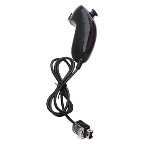 siwetg Nunchu Nunchuk - Mando de videojuego para Wii Con 5 colores WII mano izquierda ote control Gamepad