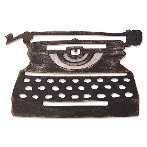 Sizzix Troquel Bigz 664422 Máquina de Escribir Retro by Tim Holtz, multicolor, Talla única