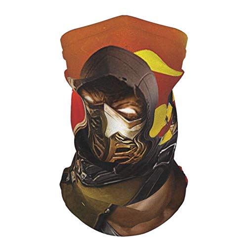 Smallgrid Mortal Kombat Armageddon Scorpion - Pañuelos para hombre y mujer, lavables y reutilizables, cómodos