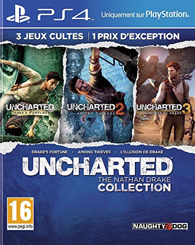 Sony Uncharted: The Nathan Drake Collection Coleccionistas PlayStation 4 Francés vídeo - Juego (PlayStation 4, Acción / Aventura, T (Teen))