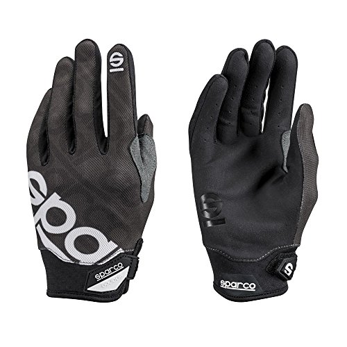 Sparco 002093NR3L Guante de Mecánico, Negro, L