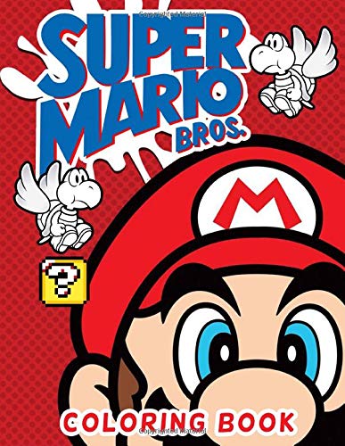 Super Mario Bros Coloring Book: Perfect Gift Super Mario Bros Coloring Books For Kid And Adult Perfectly Portable Pages