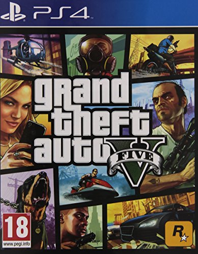 Take-Two Interactive Grand Theft Auto V, PS4 Básico PlayStation 4 vídeo - Juego (PS4, PlayStation 4, TPS (tercera persona tiradora), Modo multijugador, M (Maduro))