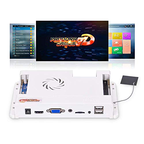 TAPDRA 2448 Juegos Pandora 3D WiFi Arcade Board hasta 4 Jugadores Kit de Bricolaje Soporte Descargar hasta 10000+ Juegos