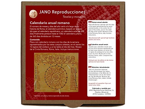 TESELAS Y MOSAICOS Y JANO REPRODUCCIONES Calendario Romano Anual