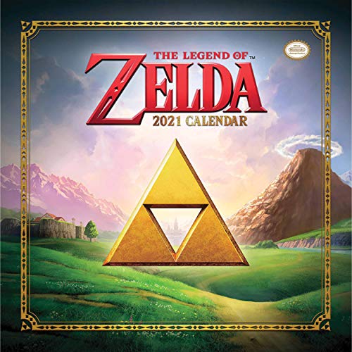 The Legend of Zelda Calendario de Pared 2021, Cartón, Standard