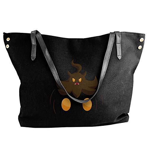 tiao9143 Bolso de lona Women's Canvas Large Tote Shoulder Handbag Spooky Pumpkaboo Boi Messenger Bags Classic purse shopping Sling Bag