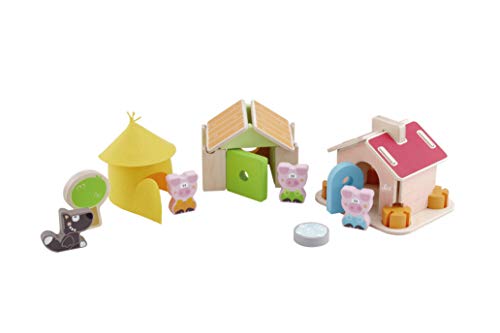 Trudi- Set Costruzioni i 3 Porcellini Construcciones, Multicolor (83062)