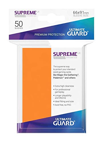 Ultimate Guard- Protective Card Sleeves Juego de Cartas, Color Arena, única (UGD10804)