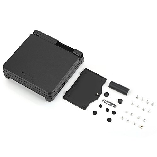 Vbestlife Cubierta de la Caja Protectora de ABS para Nintendo Game Boy Advance GBA SP Kit de Piezas de Reparación de la Cubierta de la Caja Protectora de ABS. (Negro)