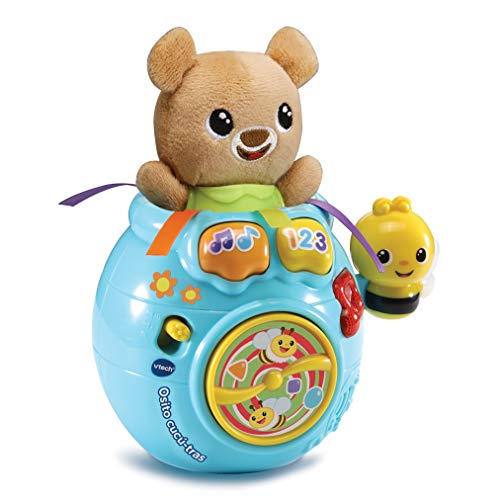 VTech- Osito Cucú-Tras Peluche Interactivo, Multicolor (3480-528322)