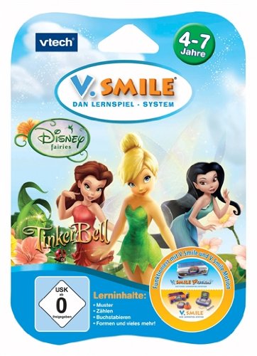 VTech V.Smile Motion Lernspiel - Juguete Educativo Tinkerbell (80-084324) (versión en alemán)