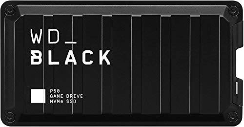WD_BLACK P50 Game Drive de 1 TB - Velocidades SSD NVMe hasta 2000MB/s - Funciona con PC y consola