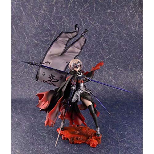 WISHVYQ Fate/Stay Night Anime Modelo Joan of ARC Avenger Black Joan of ARC Figura en Caja Versión Escultura Decoración Estatua Muñeca Modelo Juguete Altura 30cm