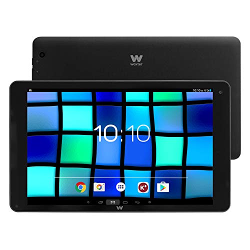 Woxter X-200 Pro - Tablet Android de 10" IPS (3 GB de RAM, Quad Core Cortex A53, 1,3 GHz a 64 bits, HD, Mini HDMI, Android 9.0 PIE, Bluetooth, Wi-FI, 64 GB+Micro-SD), Color Negro