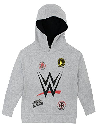 WWE - Sudadera con Capucha - World Wrestling Entertainment - para Niños - 4-5 Años