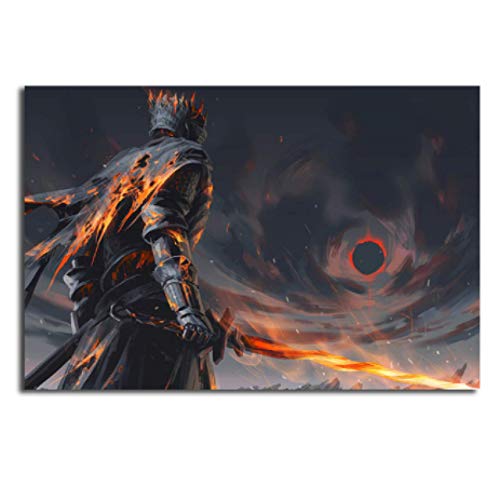 WZGJZ Póster De Lienzo Remasterizado De Dark Souls E Impresión De Imágenes Artísticas De Pared Decoración Moderna del Hogar Xp998Hz 40X60Cm Sin Marco