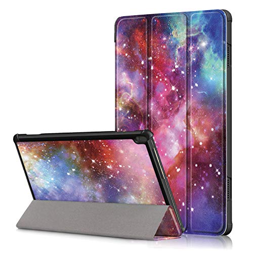 XITODA Funda para Lenovo Tab M10 TB-X605F / TB-X605L / TB-X505F / TB-X505L - Protección de PU Cuero Carcasa para Lenovo Tab M10 Funda con Stand,Galaxia