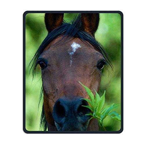 Yanteng Alfombrilla de ratón Little Horse Rectángulo Personalizado Teclado Antideslizante de Goma Mousemat Gaming Mouse Pad