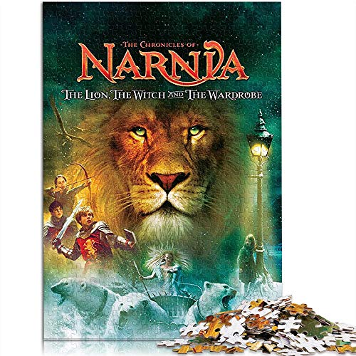 YITUOMO Rompecabezas de 300 piezas para adultos Las crónicas de Narnia: póster de película, rompecabezas clásico para niños, pinturas intelectuales, juegos de rompecabezas, juguetes regalo 38 x 26 cm