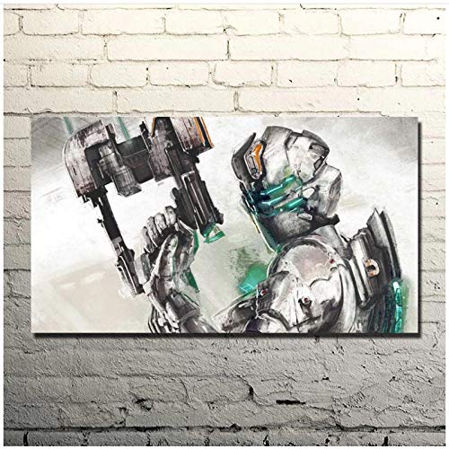 ZGHDHR Dead Space 2 3 Carteles e impresiones de videojuegos Pintura en lienzo Arte de la pared para la sala de estar Decoración de la pared del hogar Regalo -50x100 Cm Sin marco 1 Pcs