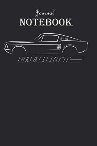 1967 GT Fastback Bullitt Side View Drawing Muscle Car  Notebook Journal: Unique Appreciation Gift with Beautiful Design and a Premium Matte Softcover: ... Drawing Muscle Car  Gift Ideas for Your Son