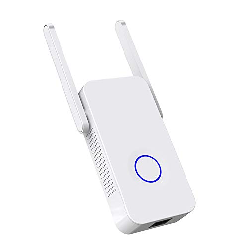 ACTGON Repetidor Extensor de Red 1200Mbps Dual Band WiFi Amplificador Inalámbrico WiFi Booster con Antenas Duales Apoyo Ap/Repetidor/Enrutador Modo