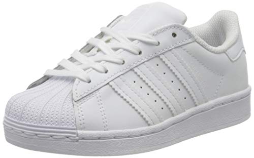 Adidas Superstar C, Zapatillas de Deporte, Blanco (Cloud White/Cloud White/Cloud White), 33 EU