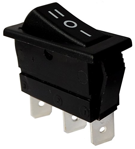 AERZETIX: Interruptor conmutador basculantes de boton SPDT ON-OFF-ON 16A/250V 20A/28V, 3 posiciones C10831