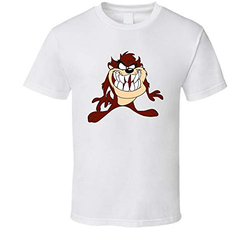 ALISUN Taz Mania Tazmania TV Show 90s Kid Cartoon Gift Camiseta blanca