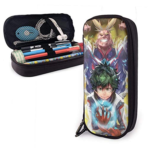 Anime My Hero Academia Estuche para lápices Estuche para bolígrafos de gran capacidad Niños Niños Niñas Lindos estuches para lápices con cremallera Adultos Productos de oficina Caja de soporte ~ 5E