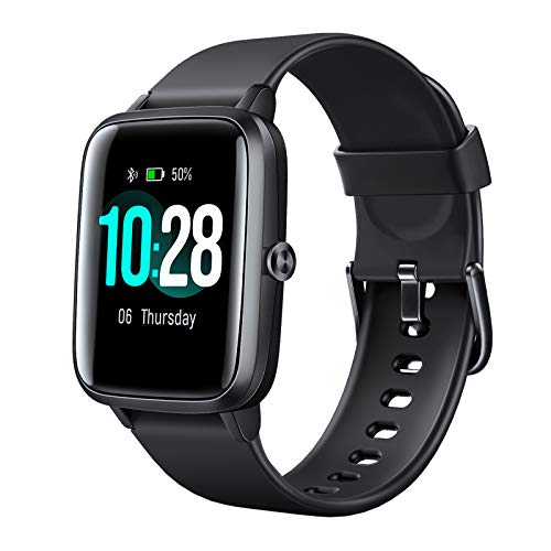 Arbily Reloj Inteligente Pantalla Táctil Completa Pulsera de Actividad Smartwatch Mujer Hombre Niño Reloj Deportivo a Prueba de Nadar Impermeable Podómetro Monitor de Sueño para iOS Android (Negro)