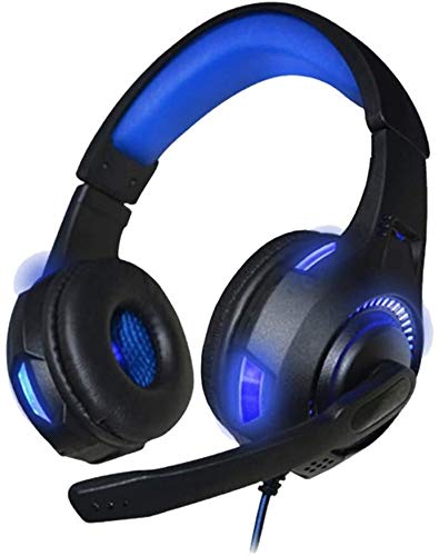 Auriculares de Juego DKEE Estéreo De 3,5 Mm Surround Gaming Headset Auricular De La Venda con El For PC, Ruido Que Cancela sobre Los Auriculares Internos con El, Bajo Surround