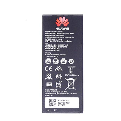 Batería original HB4342A1RBC para Huawei Honor 4A Y5 II Y6 Y6 II Compact Accu 2200 mAh
