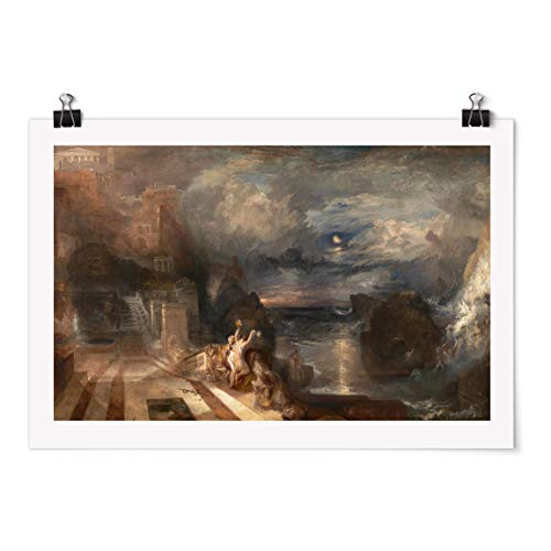 Bilderwelten Poster - Turner Hero Leander'S Farewell - Acabado Satinado Autoadhesivo 20x30cm